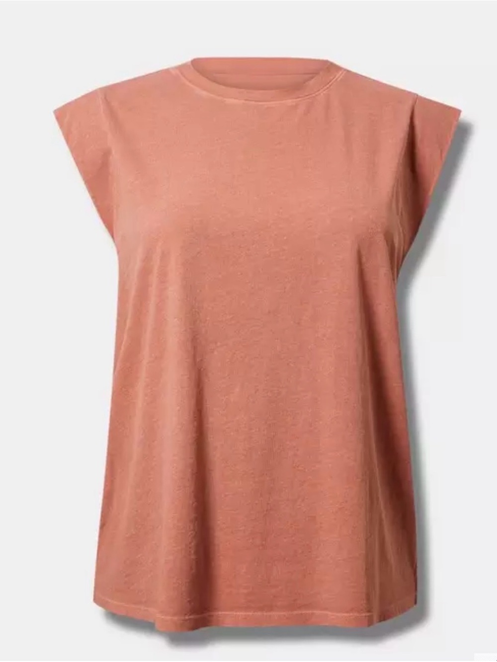 Torrid  Crew Neck Dolman Tee Sleeveles Muscle  - Rust Size 1